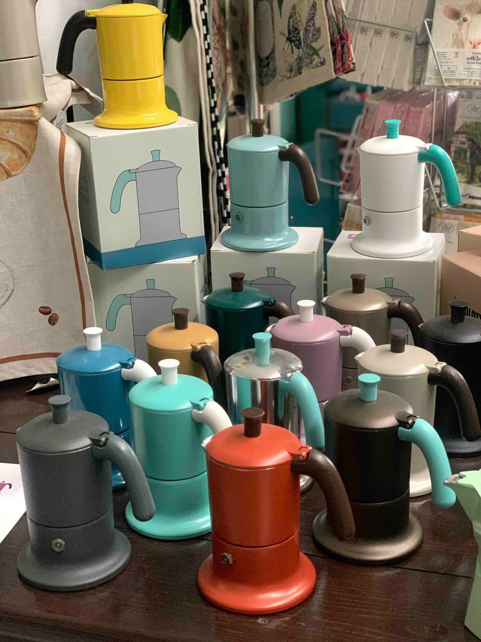Caffettiera Angelina Colibrì a induzione 3 tazze